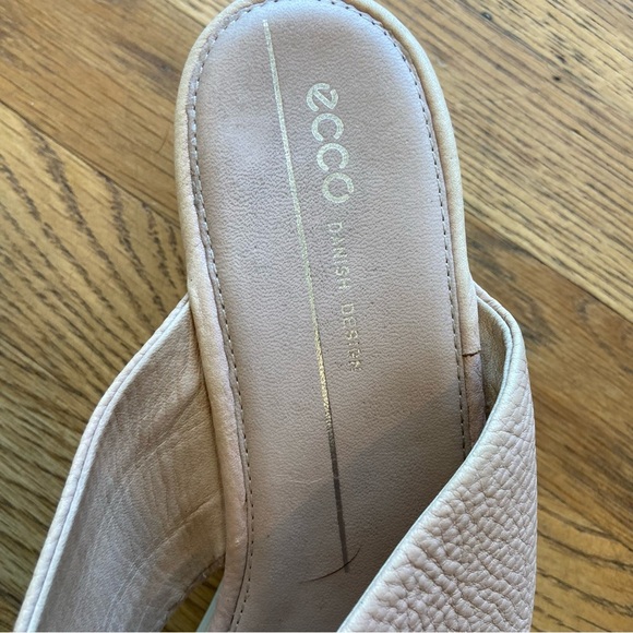 ECCO Touch Plateau Platform Criss Cross Slide Sandals Womens Sz 8 - Picture 11 of 11